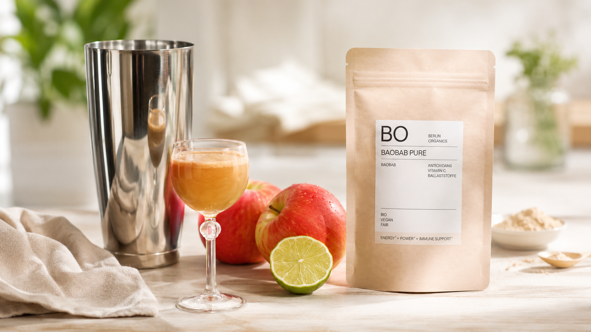Baobab Ginger Apfel-Limetten-Shot