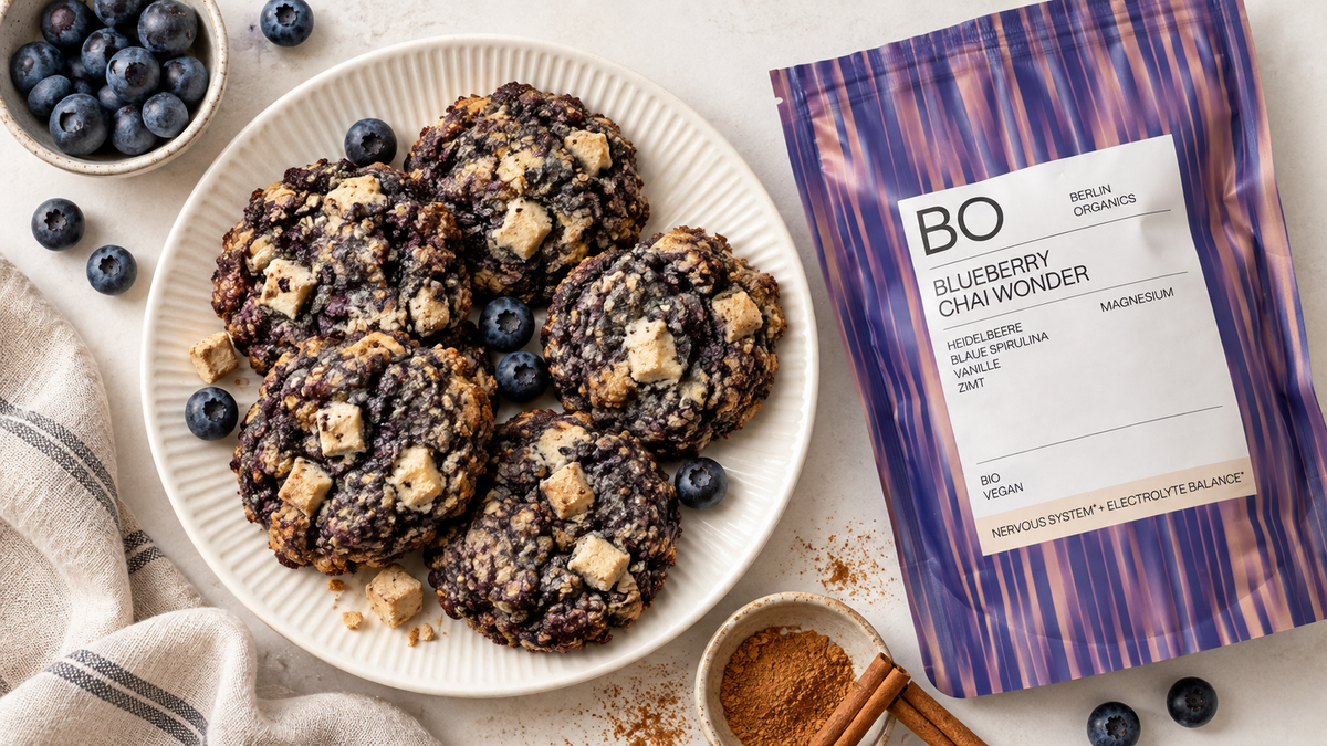 Blueberry Chai Frühstücks-Cookies mit Blueberry Chai Wonder