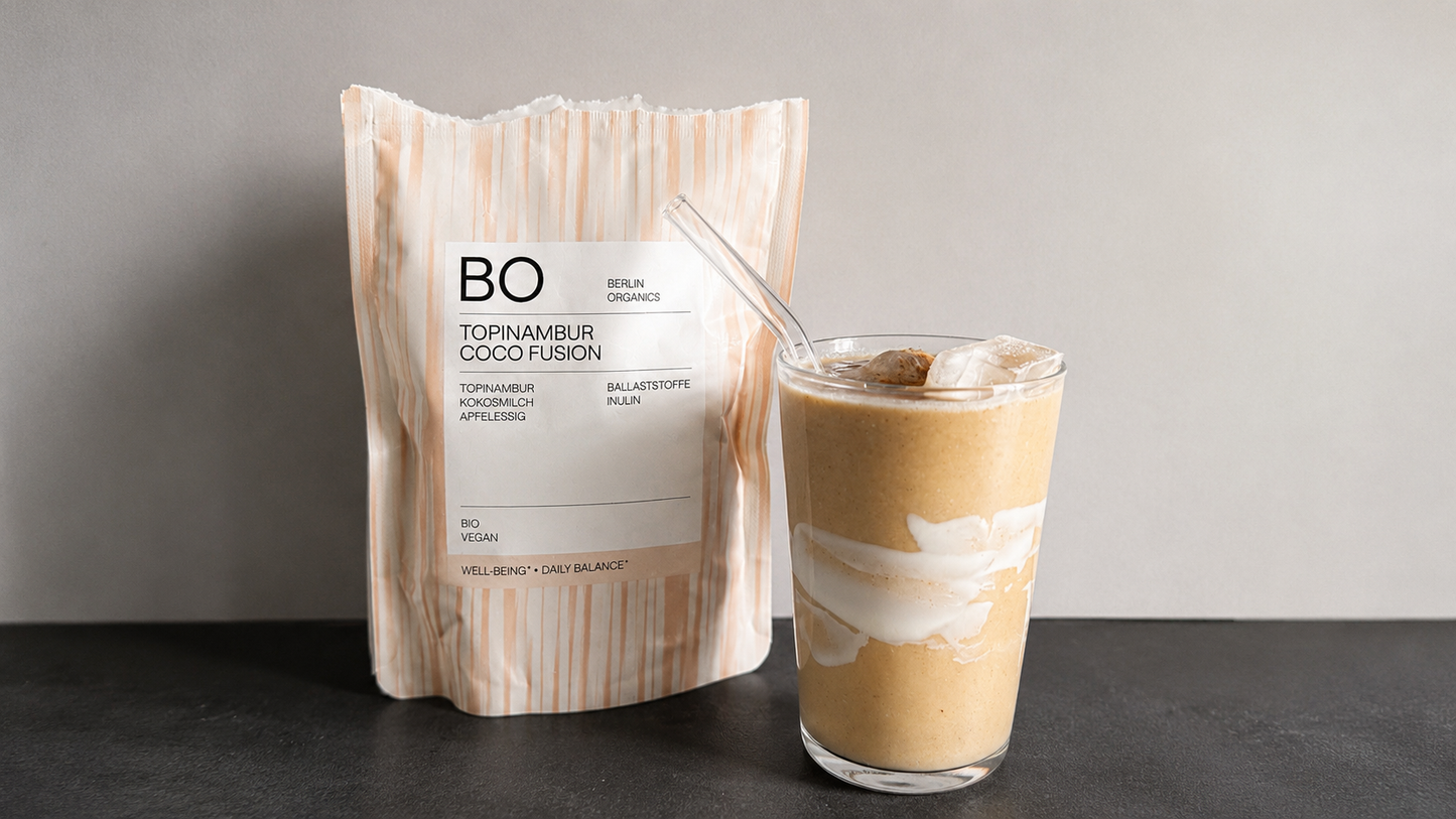 Topinambur Breakfast Shake mit Topinambur Coco Fusion